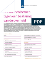 Bezwaar en Beroep Tegen Een Beslissing Van de Overheid Nov 2017