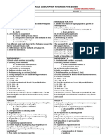 Multigrade Lesson Plan For Grade Five and Six: Grade V Grade Vi