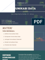 Pertemuan 2 Komunikasi Data