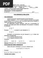 relações e funções