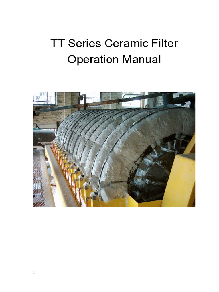 TT Series Ceramic Filter Manual | PDF | Programmable Logic Controller ...