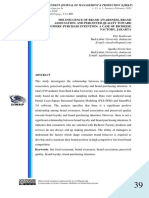 Association, and Perceived Quality Toward Consumers' Purchase Intention: A Case of Richeese Factory, Jakarta