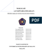 Makalah Penegakkan Hukum Di Indonesia