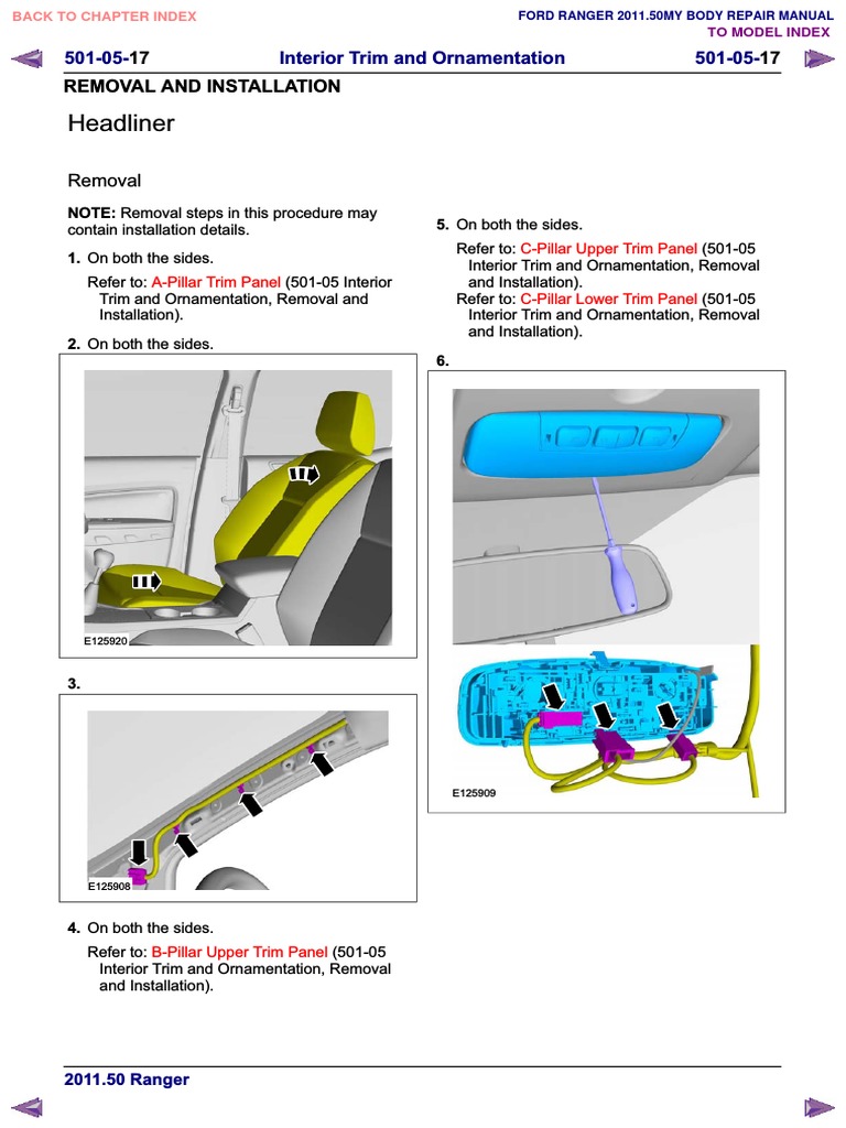Ford Ranger Body Repair Guide | PDF | Technology & Engineering