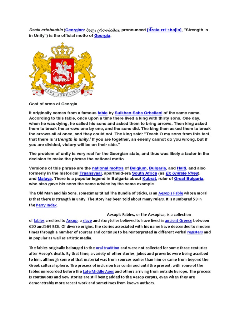 (D Zɑlɑ Ɛrtʰɔbɑʃiɑ) Dzala Ertobashia ( PDF Aesop