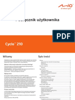 Mio Cyclo 210 Series - User Manual - PL