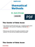 Mathematical Methods: Dr. Asim Khwaja