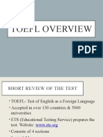 TOEFL Overview