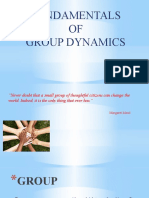 Fundamentals OF Group Dynamics