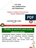 Chapter 4 - Models of Network and System Administration