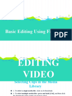 Basic Editing Using Filmora 9