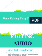 Basic Editing Using Filmora 9