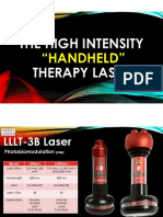 High Intensity Handheld Therapy Laser for Muscles, Tendons and Joints