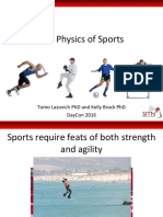 The Physics of Sports: Tomo Lazovich PHD and Kelly Brock PHD Daycon 2016