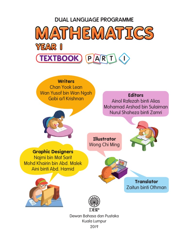 Year 1 Math Textbook Overview | PDF | Textbook | Numbers