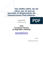 Reglamento Instalaciones Petroliferas 2018