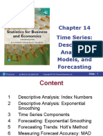 Time Series: Descriptive Analyses, Models, and Forecasting: Slide - 1