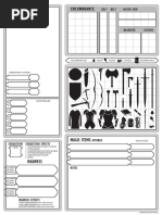 OotA Inventory - Madness and Exhaustion Tracker