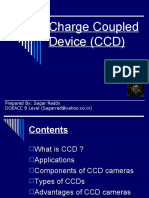 Charge Coupled Device (CCD) : Prepared By: Sagar Reddy DOEACC B Level (Sagarred@yahoo - Co.in)