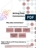 Writing Data Commentary