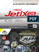 Manual de Garantía y Mantenimiento Kymco JETIX 125