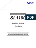 Multiline Terminal User Guide