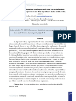 Los Procesos Administrativos y La Importancia en La Salud