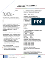 2º Ano - 2 Lista de Exercício - Equilíbrio Químico