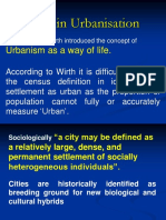 URBANISM AS WAY OF LIFE