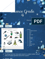 Science 4 - Soal Latihan Science