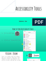 Iphone Accessibility Tools