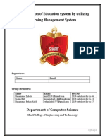 Modernization of Education System by Utilizing Learning Management System