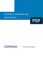 COPSOQ III. Guidelines and Questionnaire.: International Network