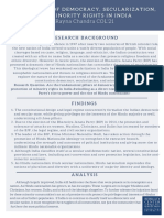 Rayna Chandra COL'21: The Decline of Democracy, Secularization, and Minority Rights in India