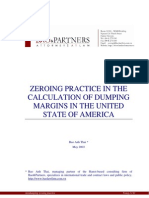 Antidumping zeroing practice