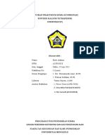Budi Chaknur - A1F019028 - SINTESIS KALIUM TETRAPEROK SOKROMAT (V)