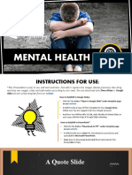 030 Mental Health PPT Presentation Template