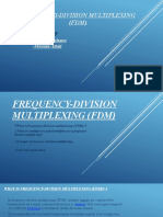 Frequency-Division Multiplexing (FDM) : Prepared by