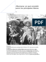 Revolución Mexicana: líderes y logros constitucionales