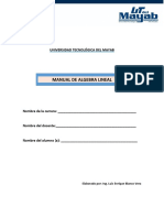 MANUAL DE ALGEBRA LINEAL UNIDAD 2 Enviar