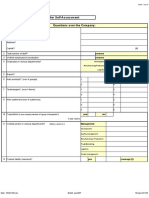 Questionnaire For Supplier Self-Assessment Questions Over The Company