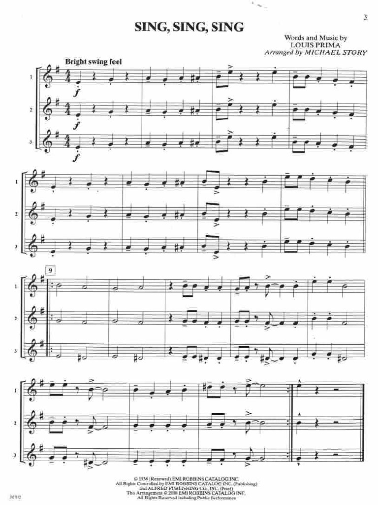 Sing, Sing, Sing | PDF