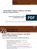 Thermostats, Pressure Switches, and Other Electric Control Devices