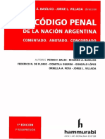 Codigo Penal de La Nacion Argentina. 2019. Ricardo Basilico
