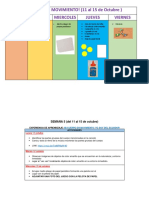 Semana 2 Mi Cuerpo en Movimiento Materiales y Actividades