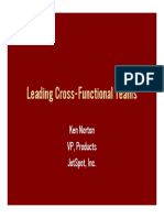 Leading Cross Functional Teams