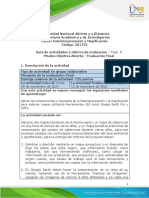 Fase 6. Prueba Objetiva Abierta - Evaluación Final