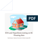 EDA and Hypothesis Testing On KC Housing Data: Daniele Sammarco - Exploratory Data Analysis For Machine Learning by IBM