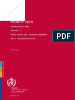 WMO 306 Vol I1-Manual On Codes PartA v1.000
