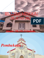 Ibadah Minggu 13 Mei 2021